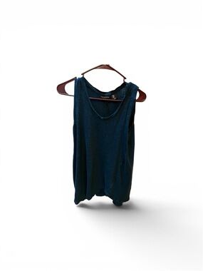 Tahari Teal Scoop Neck Tank Top